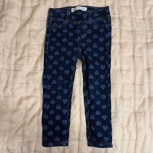Levi’s pull on Jean leggings with hearts for Valentine’s Day